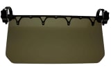 Axia Alloys 12‚Ä≥ Wide Sun Visor (Solid Black Shield)