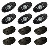 Rigid Industries Rock Light Kit A-Series (Amber) (Set of 6) 400293 - UTV Source