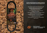 GBoost Technology Kawasaki Bad Ass Drive Belt - 0039 Series UTVS0056498
