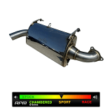 RPM Powersports Polaris RZR XP Turbo Sport Slip-On Sport Muffler  UTVS0062422