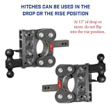 Gen-Y Hitch The Boss Torsion Flex 16K Drop Hitch (2" or 2.5" Shank)  UTVS0076722