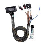 UTV Stereo Polaris RZR Pro R / Turbo R / Pro XP Ride Command Front & Rear RCA Output w/ Speaker Wire & Remote UTVS-PRO-RC-RCA-OUT - UTV Source