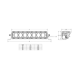 Rigid Industries REVOLVE 30" Light Bar w/ White Trim Ring  UTVS0083795