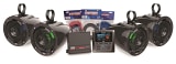 MTX Audio Amp and 4 Roll Cage Speaker w/ Media Controller Package UNI-2-AWMC3 - UTV Source