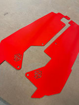 L&W Fab Polaris RZR Pro XP / Turbo R Rear Inner Fender Mud Guard  UTVS0088596