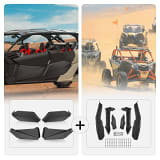 Kemimoto Can-Am Maverick X3 Max Door Panel and Mud Fender Flares FTVDI012+B0103-00201 - UTV Source