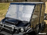 SuperATV Kawasaki Mule Pro Scratch-Resistant Full Windshield  UTVS0097286