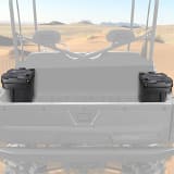 Kemimoto Polaris Ranger Adjustable Break Away Side Mirrors and Cargo Storage Device Tool Box  UTVS0097426