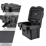 Kemimoto Polaris Ranger Adjustable Break Away Side Mirrors and Cargo Storage Device Tool Box  UTVS0097426