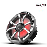 Wet Sounds REVO Series 10-inch High-Output Component Style Coaxial Speakers (w/ XS-Gunmetal-Stainless Steel RGB Grilles)  UTVS0098529