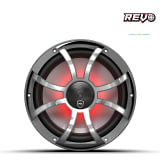 Wet Sounds REVO Series 10-inch High-Output Component Style Coaxial Speakers (w/ XS-Gunmetal-Stainless Steel RGB Grilles)  UTVS0098529