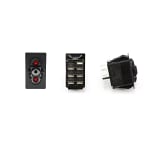 XTC Contura V DPDT Red LED Switch SW23-RR000000 - UTV Source