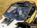 SuperATV Can-Am Maverick R Scratch Resistant Flip Windshield  UTVS0100411
