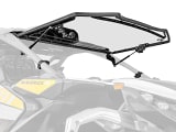SuperATV Can-Am Maverick R Scratch Resistant Flip Windshield FWS-CA-MAVR-70-MAIN - UTV Source