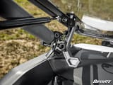 SuperATV Can-Am Maverick R Scratch Resistant Flip Windshield  UTVS0100411