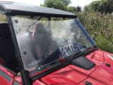 Extreme Metal Products Honda Talon Front and Rear Windshield with Vent  UTVS0103155