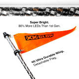 XK Glow XKchrome Side by Side UTV LED Whip Kits (w/ smartphone app)  UTVS0103866-MAIN