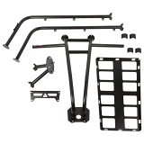 Tusk 2019-2023 Polaris RZR XP 1000 / XP4 1000 / XP Turbo / XP4 Turbo UTV Rear Bumper, Cargo Rack, and Spare Tire Carrier  UTVS0109812