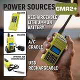 Rugged Radios High Visibility GMR2 PLUS Emergency Radio Bundle  UTVS0110730