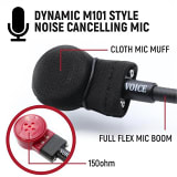 Rugged Radios 3C NASCAR with Mic and 3.5mm Jack Cord Helmet Kit