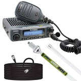 Rugged Radios Rambler G4 High Power Mobile Radio with Fiberglass Antenna Kit - Base Camp  UTVS0111706