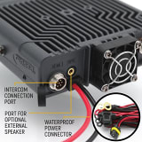 Rugged Radios Rambler G4 GMRS Band Mobile Radio with Stealth Antenna - Radio Kit Lite  UTVS0111731