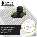 Rugged Radios Rambler G4 GMRS Band Mobile Radio with Stealth Antenna - Radio Kit Lite  UTVS0111731