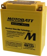 Motobatt Batteries MB12U 12V Replacement AGM Battery  UTVS0112342
