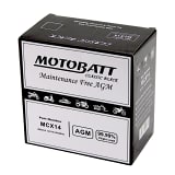 Motobatt Batteries MCX14 Replacement Classic AGM Battery  UTVS0112542