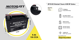 Motobatt Batteries MFX9-BS Replacement MF AGM Battery  UTVS0112573