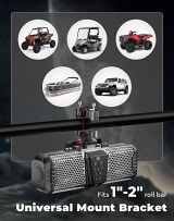 Kemimoto 16" Midnight S40B UTV Sound Bar w/ Built-in Battery  UTVS0113229