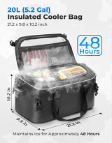 Kemimoto Polaris RZR XP 1000 / 4 / Pro XP / CFMOTO ZFORCE 950 20L Ice Cooler Bag  UTVS0113347