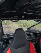 Kemimoto Polaris RZR XP 1000 Vented Clear Rear Windshield  UTVS0113413
