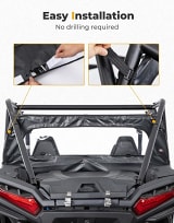 Kemimoto Polaris RZR XP 1000 / XP 4 1000 Rear Soft Windshield  UTVS0113728