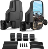 Kemimoto UTV Side View High Impact Convex Mirror for 1.7"-2" Roll Bars  UTVS0114110