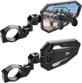 Kemimoto UTV Rear View Side Mirrors for 1.75"-2" Roll Bar (1 Pair)  UTVS0114152-MAIN