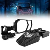 Kemimoto UTV Side Mirrors with Light for 1.5"-2" Roll Bar  UTVS0114273