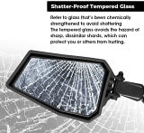 Kemimoto Polaris Ranger Side View Mirrors for 1.75-2" Roll Bar  UTVS0114367