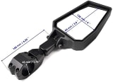 Kemimoto Kawasaki Color Side View Mirrors for 1.75" Roll Bar  UTVS0114369
