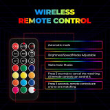 Kemimoto 3FT Spiral Whip Lights w/ Bluetooth Control (2 pcs.)  UTVS0114413-MAIN
