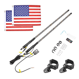 Kemimoto 3FT Spiral Whip Lights w/ Bluetooth Control (2 pcs.)  UTVS0114413-MAIN