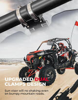 Kemimoto UTV Sun Visor for 1.5"-2" Roll Bars  UTVS0114471-MAIN
