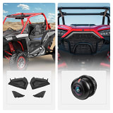 Kemimoto Polaris RZR Lower Half Door Insert Panels & Front Camera  UTVS0114988