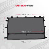 Kemimoto Polaris RZR XP / XP 4 1000 Soft Rear Window Net  UTVS0115087