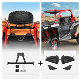 Kemimoto Polaris RZR Spare Tier Carrier Mount & Lower Half Door Insert Panels  UTVS0115161