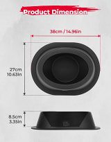 Kemimoto UTV Universal Speaker Pods for 6.5" Speakers (2 pcs.)  UTVS0115233
