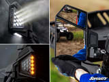 SuperATV Yamaha / Arctic Cat Wildcat XX Dual Section LED Side-View Mirrors  UTVS0118746-MAIN