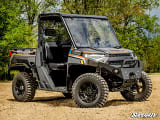 SuperATV Polaris Ranger XP Kinetic Scratch-Resistant Flip Windshield  UTVS0119333