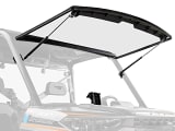 SuperATV Polaris Ranger XP Kinetic Scratch-Resistant Flip Windshield  UTVS0119333