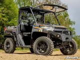 SuperATV Polaris Ranger XP Kinetic Scratch-Resistant Flip Windshield  UTVS0119333